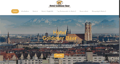 Desktop Screenshot of goldbearhotel.com
